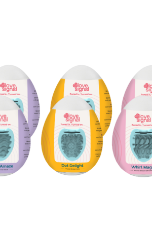 LOVE SIGNAL SET COMPLETO DI 6 PEZZI PER STROFINARE LE PARETI