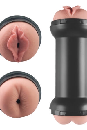 VSC Novelty - Masturbatore Doppio Realistico Ano + Vagina