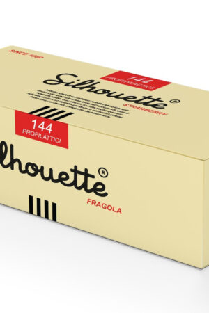 PRESERVATIVI SILHOUETTE FRAGOLA - 144 pezzi