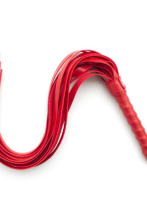 VSC Novelty - Frusta in Pelle Rossa