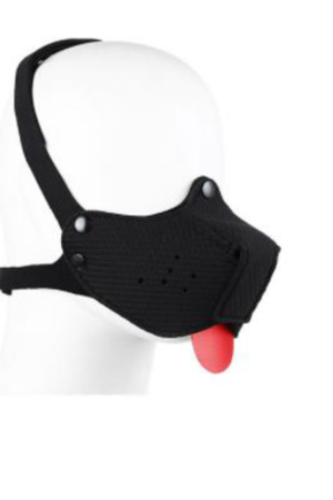 VSC Novelty - Maschera da Cane - Nera