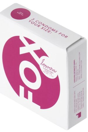 Loovara - Preservativi Fox Size - Taglia 53 - 3 pezzi