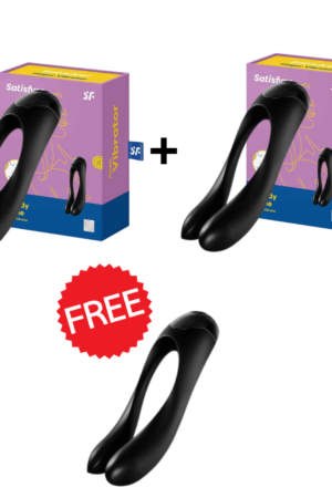 PROMO 2+1 Tester Omaggio - Satisfyer - Candy Cane - Nero