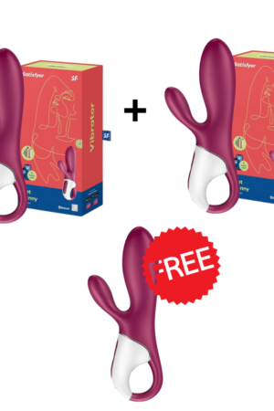 PROMO 2+1 Tester Omaggio - Satisfyer - Hot Bunny - App Controlled - Bordeaux