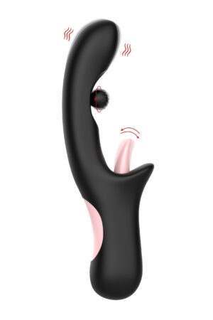 SinsFactory Selection - 3 in 1 Tongue Licking Rotating Vibrator - Georgia