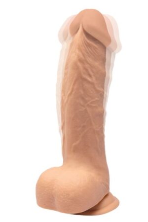 Fantasy Toys - Dildo Vibrante e Leggermente Rotante - 22 cm