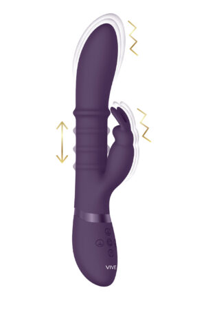 Halo - Vibratore Ring Rabbit - Viola