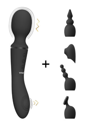 Nami - Bacchetta vibrante a impulsi - Nera