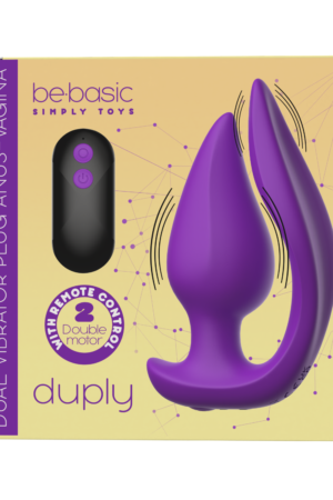 Be Basic - Vibratore per Coppie Anale e Vagina - Duply