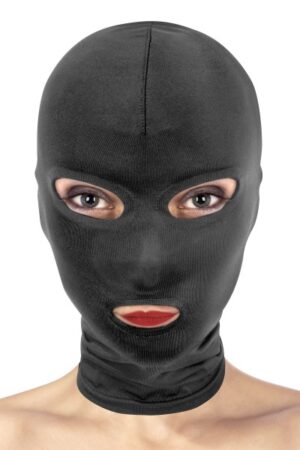 Fetish Tentation - Cappuccio con Apertura per Bocca e Occhi - Nero