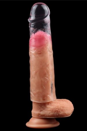 Guaina per pene trasparente impeccabile Aggiungi 2''