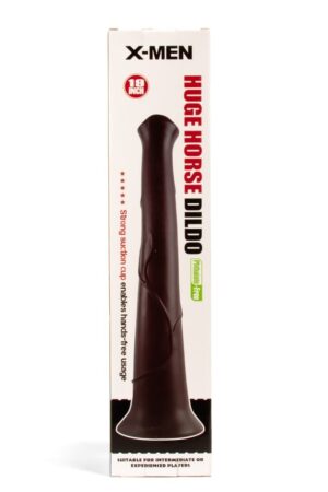 X-MEN Dildo enorme a forma di cavallo da 19 pollici, nero