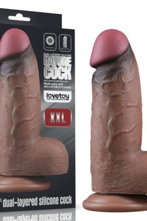 Pene in silicone a doppio strato da 9,5'' XXL