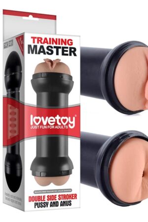 Training Master Double Side Stroker Carne di figa e ano