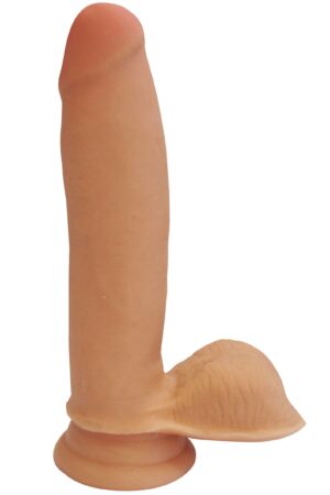 Dildo a doppia densità TPE 18 cm pelle