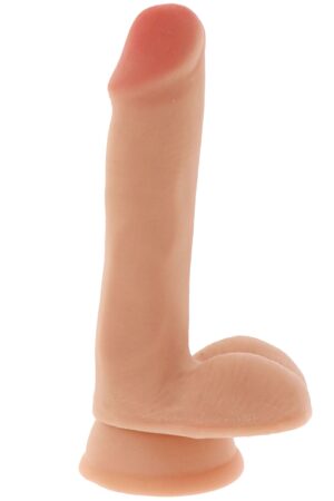 Dildo a doppia densità TPE 17 cm pelle