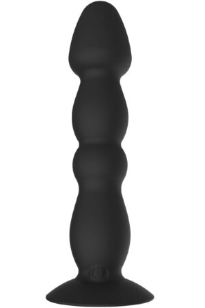 Plug anale vibrante grande nero
