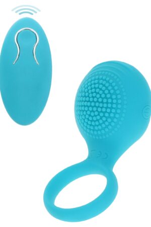 Spazzola per il solletico C-Ring blu