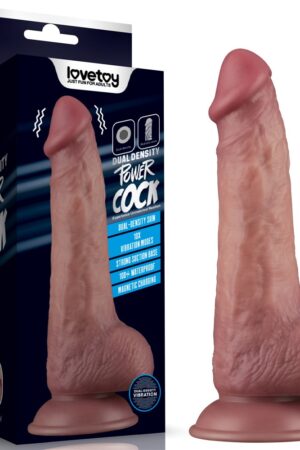 Dildo vibrante a doppia densità da 8,5''