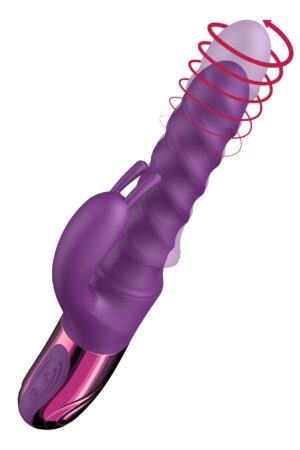 Vibratore Swirl Rabbit viola
