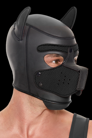 Mascherina in neoprene per cuccioli - Nera