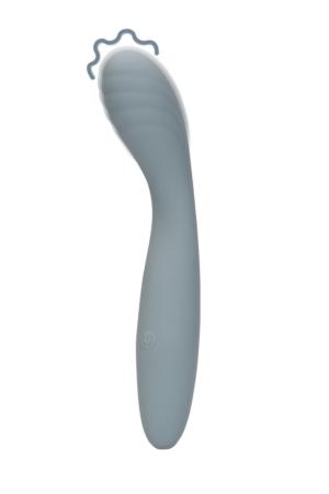 Vibratore per il punto G in silicone ultra morbido - Grigio basalto