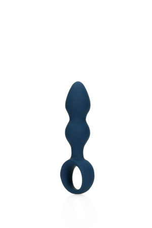 Plug anale a forma di goccia - Piccolo - Blu baltico