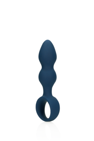 Plug anale a forma di goccia - Medio - Blu baltico