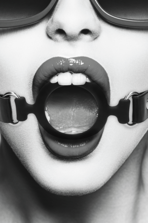 Bavaglio ad anello in silicone
