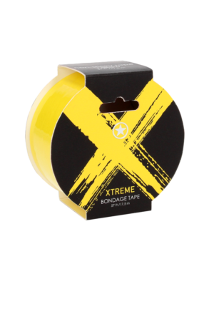 Ahi! Nastro adesivo Xtreme Bondage - 57 piedi / 17,5 m - Giallo