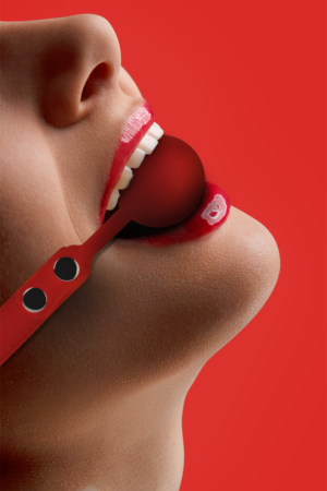 Bavaglio a sfera in silicone