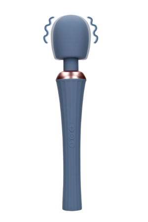 Potente vibratore a bacchetta con impugnatura ergonomica - Blue Nova