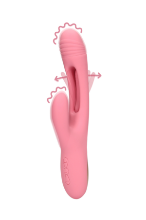 Vibratore a forma di coniglio per la stimolazione del punto G - Arabesque rosa