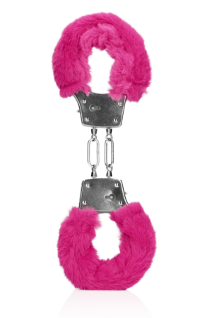 Polsini in metallo peloso - Rosa
