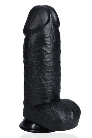 Capelli lisci extra spessi con palline 10 / 25,4 cm - Nero