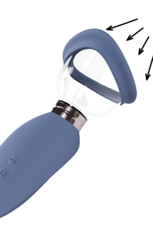Stimolante - Tiralatte ricaricabile per vulva e seno - Blu