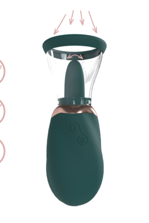 Boost - Tiralatte ricaricabile per vulva e seno - Verde foresta