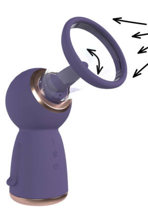 Squisito - Tiralatte ricaricabile per vulva e seno - Viola