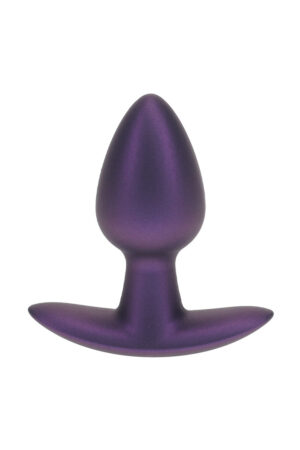 Plug anale in silicone liscio - Piccolo - 2,6 / 6,5 cm - Viola metallizzato