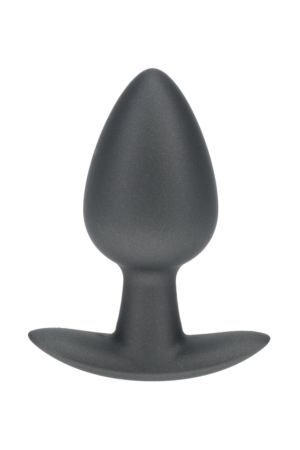 Plug anale in silicone liscio - Medio - 3,1 / 7,9 cm - Gunmetal