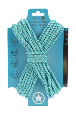 Corda per bondage in poliestere - 10 m - Blu