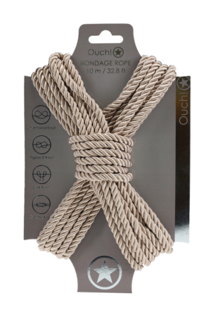 Corda bondage in poliestere - 10 m - Oro