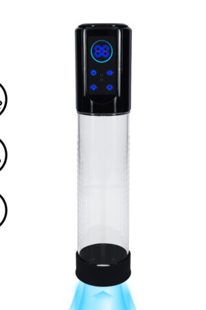 MegaLift - Pompa per pene automatica impermeabile - Nera