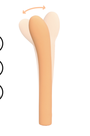 Vibratore per la stimolazione del punto G con le dita - Peach Fuzz