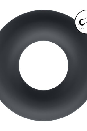 Anello per pene in silicone liquido - Taglia S - Nero