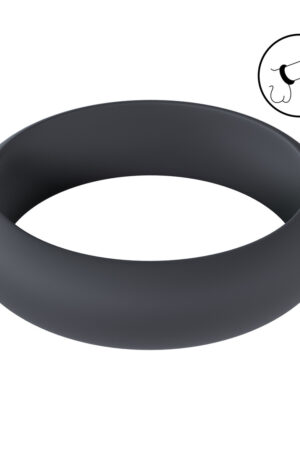 Anello per pene in silicone Wide O - Taglia S - 30 mm - Nero