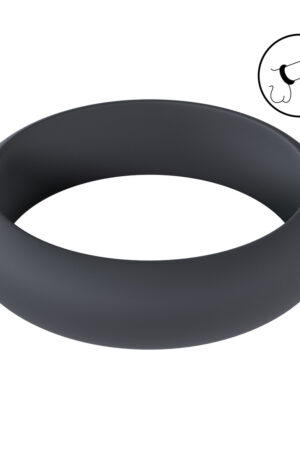 Anello per pene in silicone Wide O - XXL - 55 mm - Nero