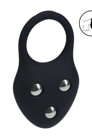 Anello per addestramento al pene in silicone - Taglia L - Nero