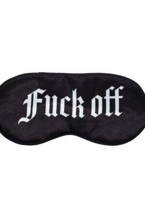 Vaffanculo - Maschera in raso stampato - Nero