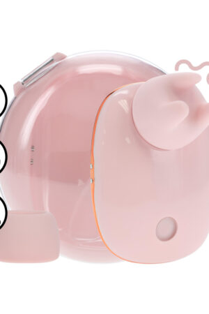 Dreamsicle - Vibratore compatto AirTap con due testine intercambiabili - Rosa